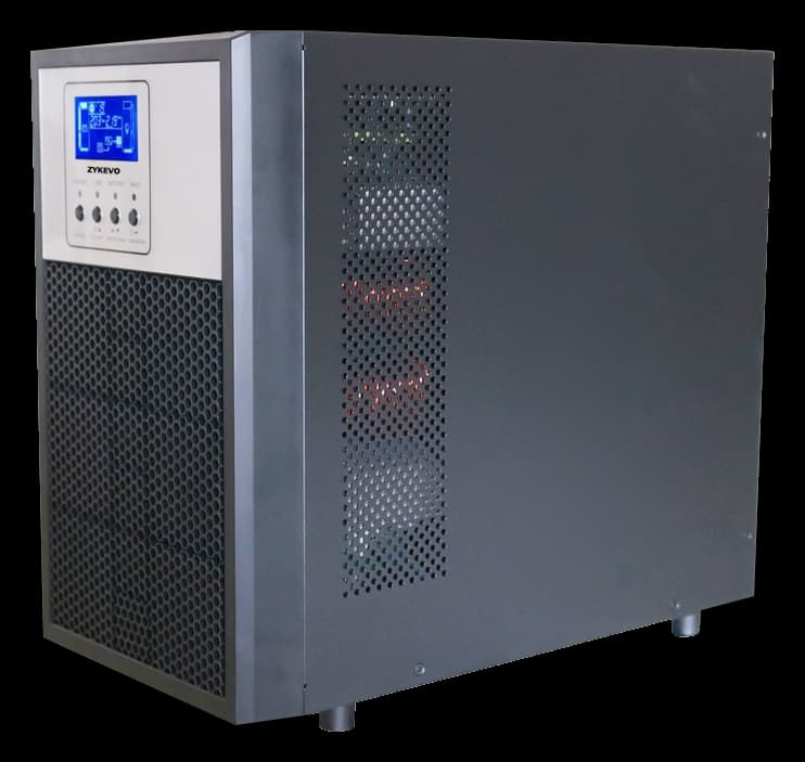 ATLAS Series single-phase online UPS, angled view