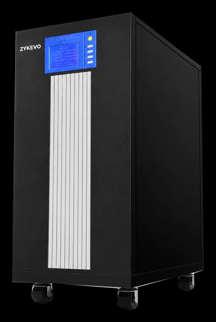 ZYKEVO FORTRESS transformer-based UPS representative cabinet with wheels