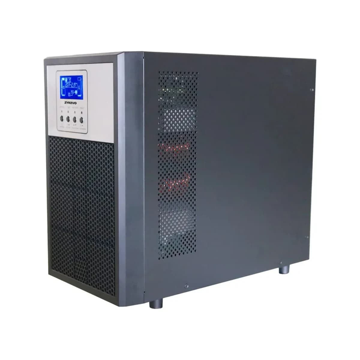Representative ZYKEVO ATLAS single-phase online UPS tower enclosure